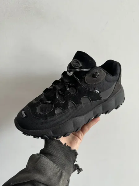 Clints TRL 2.0 All Black Silver Surfer Shoes Size 10