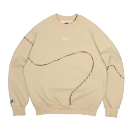 Baseball Sweatshirt – Beige