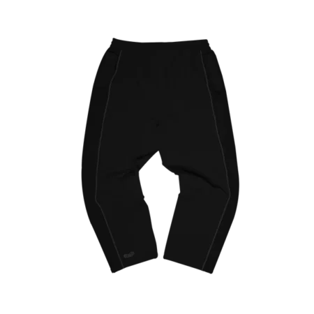 ⁠Rippled Nylon Pant – Black