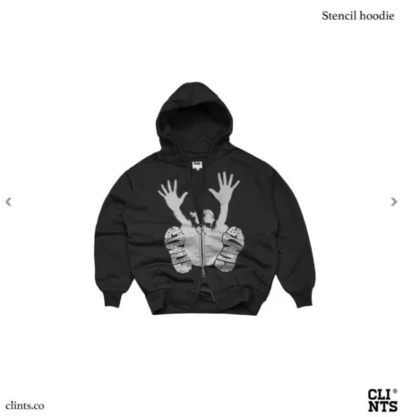 Clints Inc Step Correct Hoodie – Black